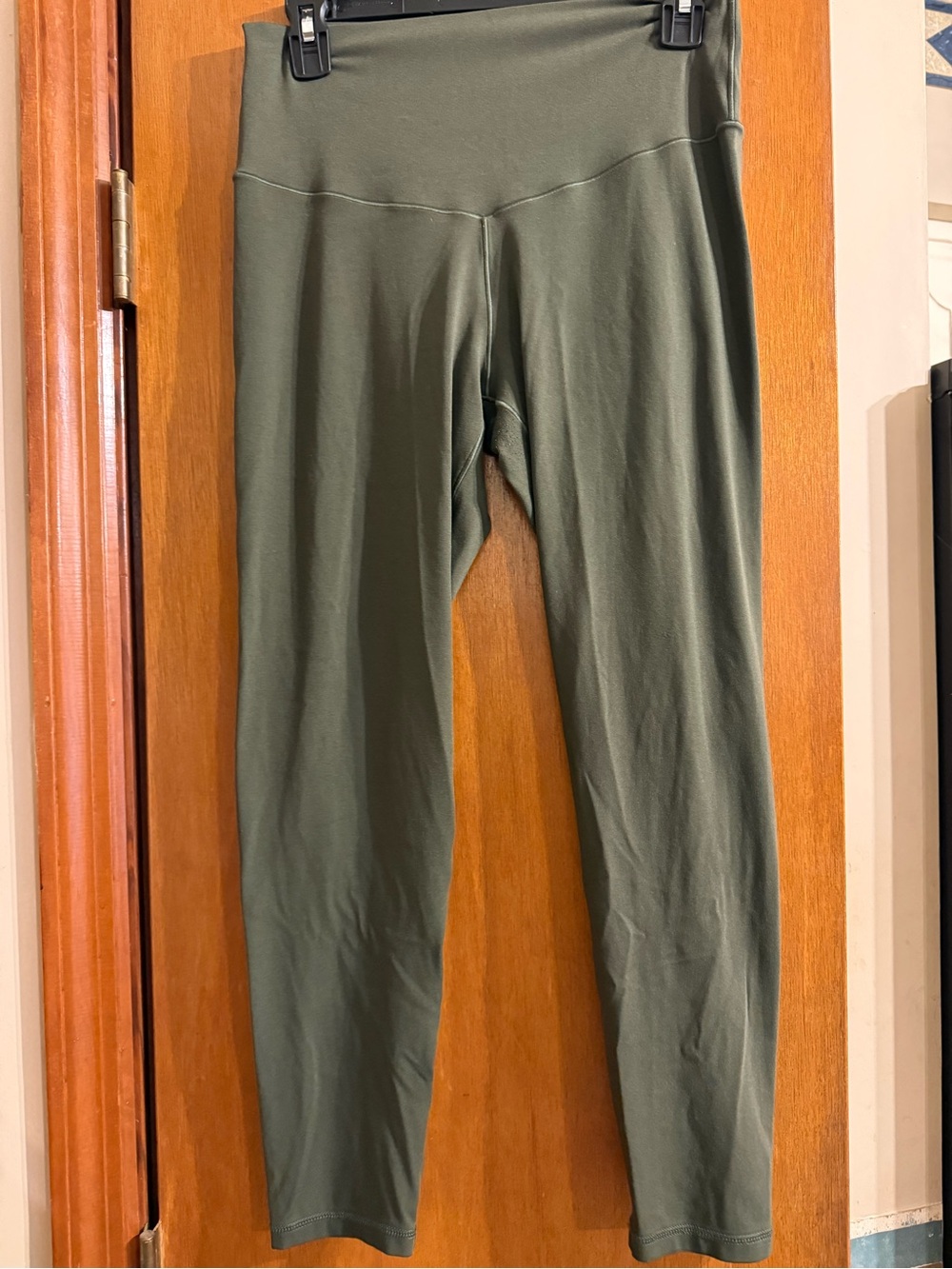 Women Aerie Olive Green Leggings